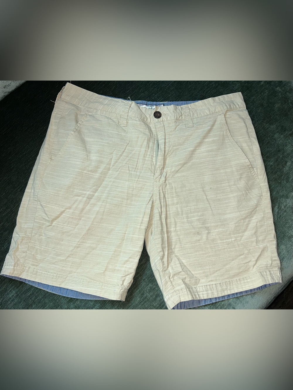 Men's Flag & Anthem Cream Casual Shorts